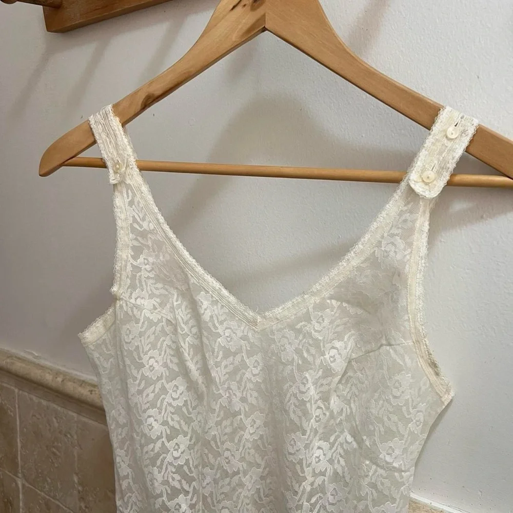 White Lace Dress - Picture 2 of 3